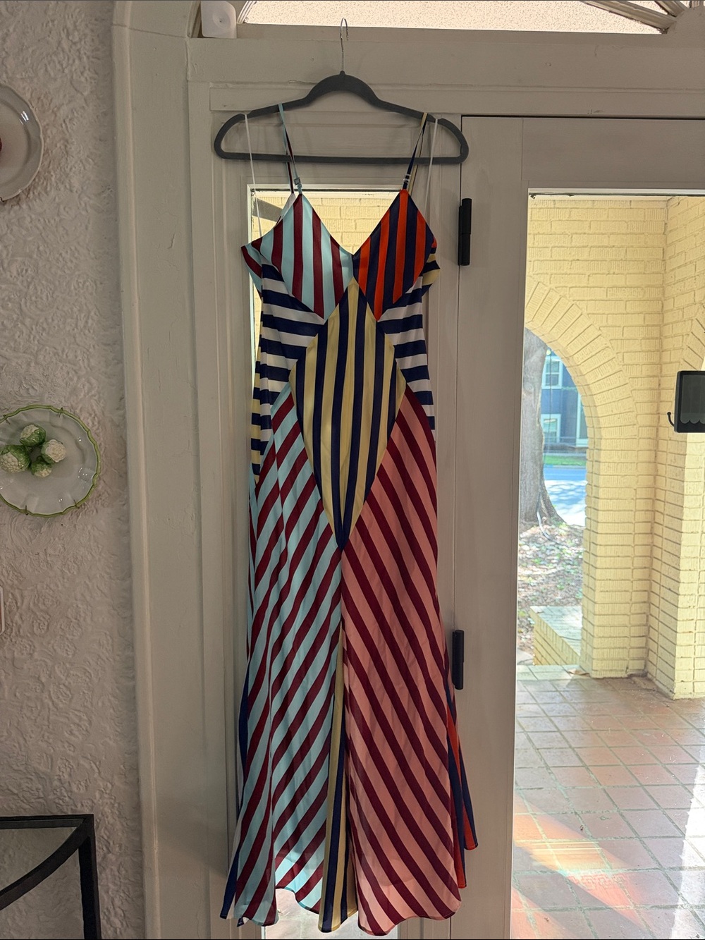NWT Muma World Multi-Stripe Slip Maxi Dress - Picture 6 of 6
